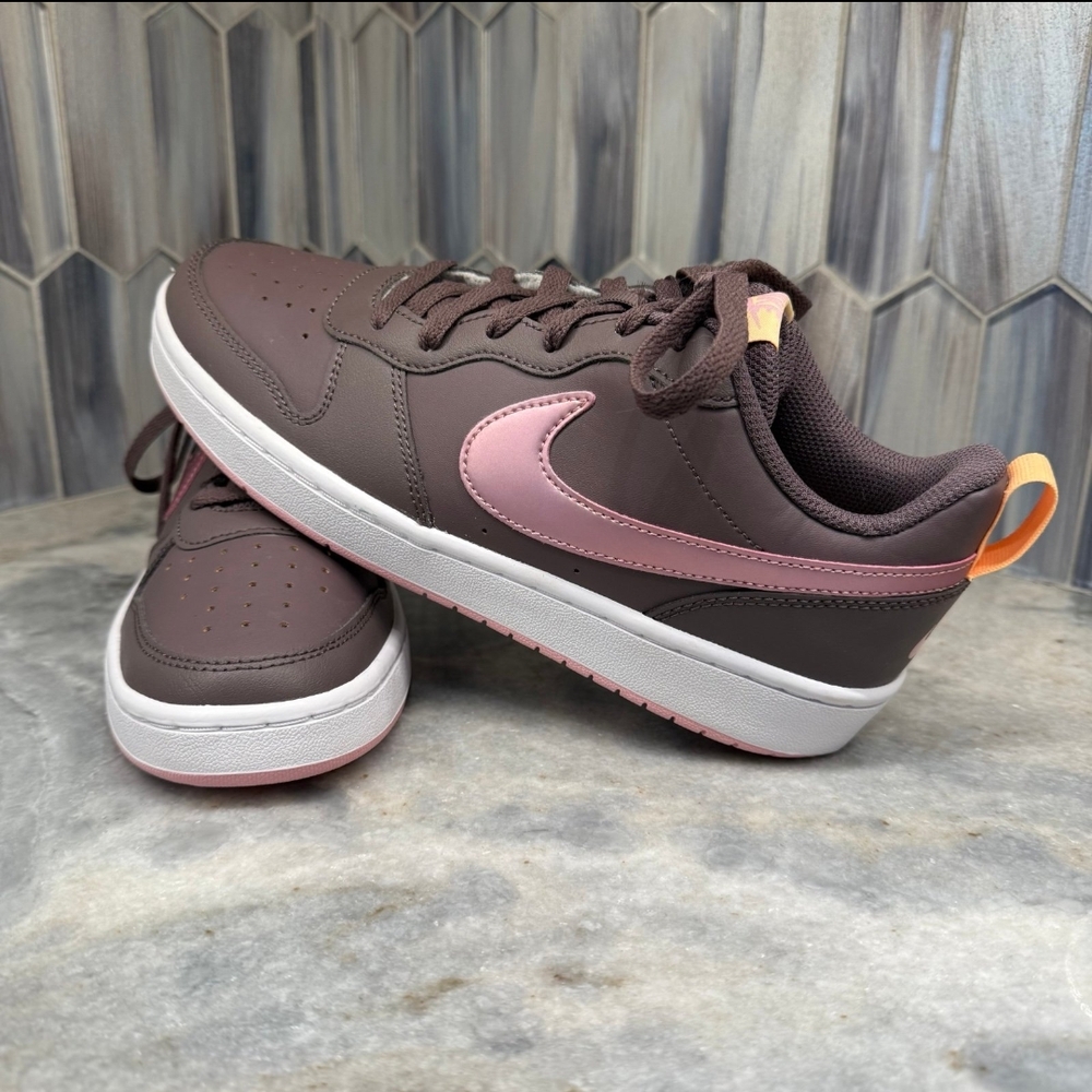 Nike Brown and Pink Sneakers
